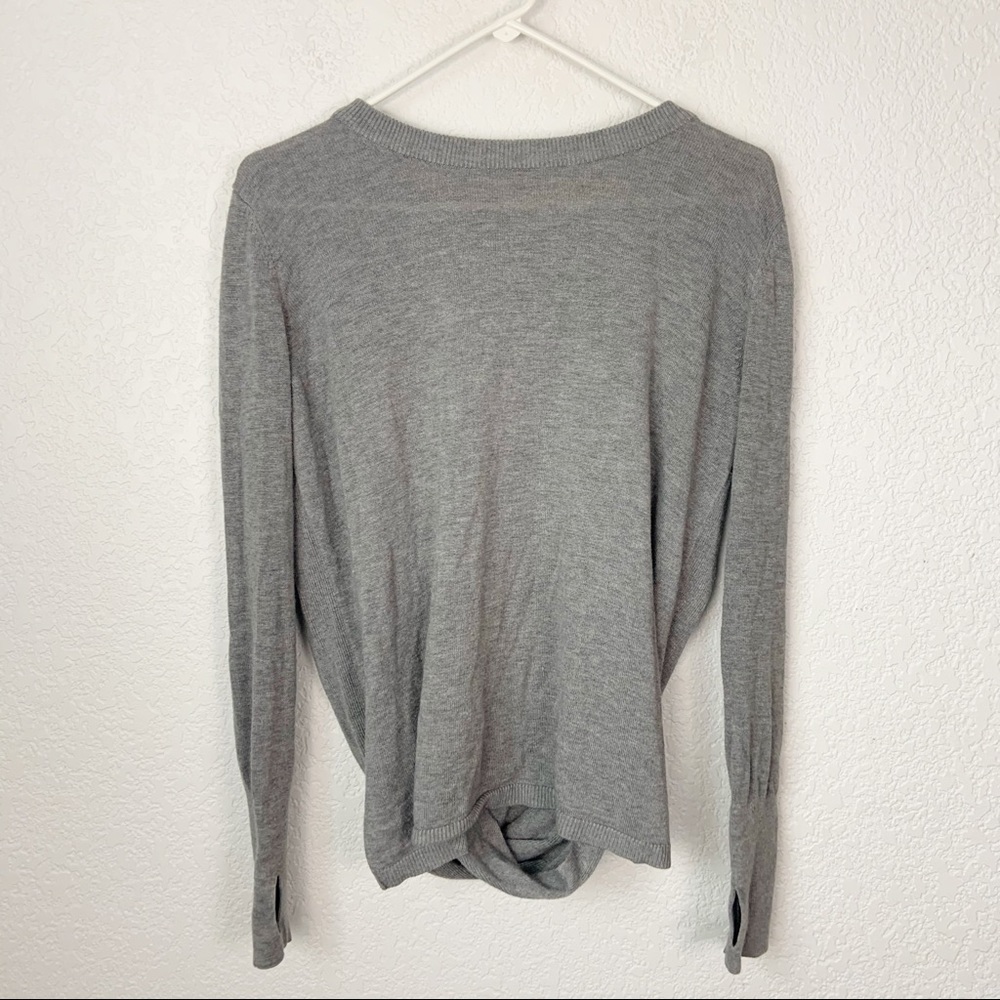 Lululemon Bring it Backbend Sweater Heathered Gray